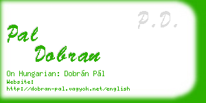 pal dobran business card