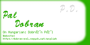 pal dobran business card